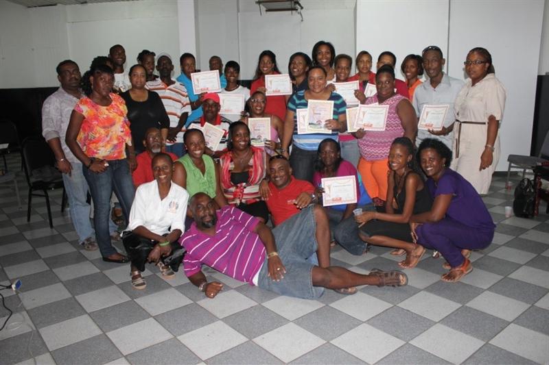 Some members of the National Volunteer Programme